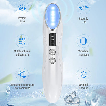Eye Beauty Device EMS Eye Vibrate Massager Instrument Electric Face - Timeless Beauty
