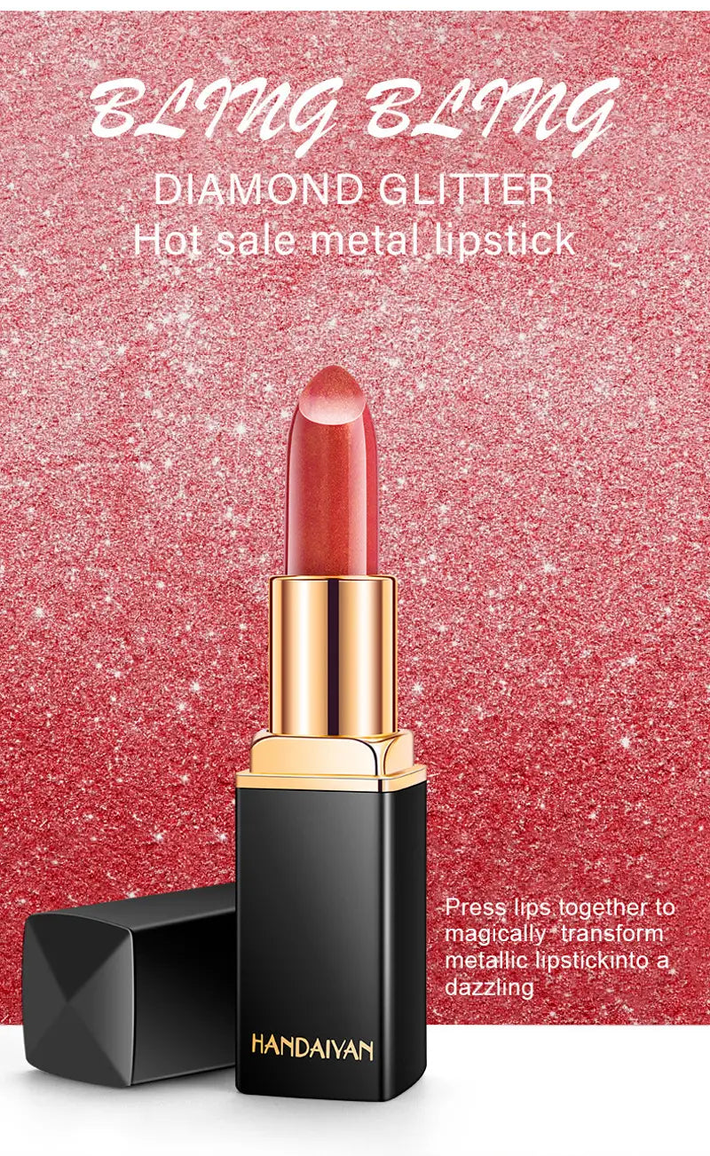 Lustrous Color-Shift Gilded Lipstick - Timeless Beauty