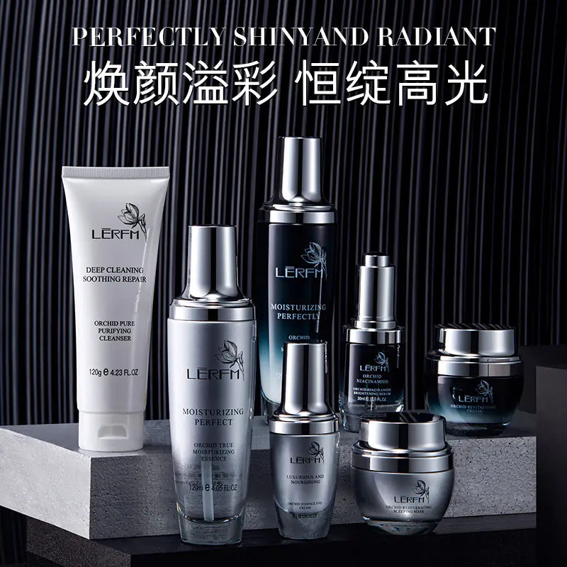 Lannifang Orchid Glow 7-Piece Skincare Kit - Timeless Beauty