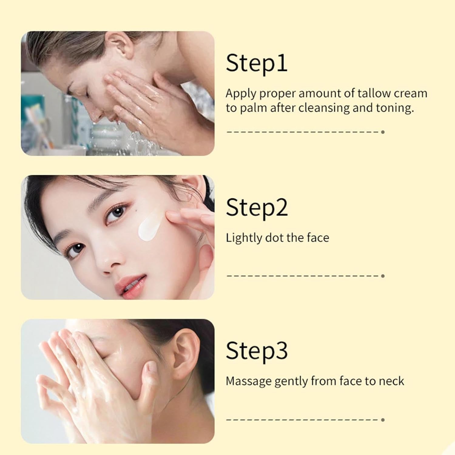 Beef Tallow for Skin, Premium Whipped Tallow Balm, Beef Tallow Moisturizer for Repairing Damaged Dry Skin, Grass Fed Beef Tallow for Skin Hydration, 4 Oz (BERGAMOT LAVENDER) - Timeless Beauty