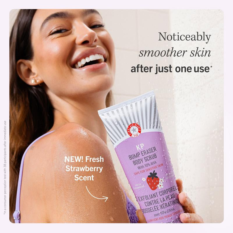 KP Bump Eraser Body Scrub 10% AHA Fresh Strawberry - Timeless Beauty