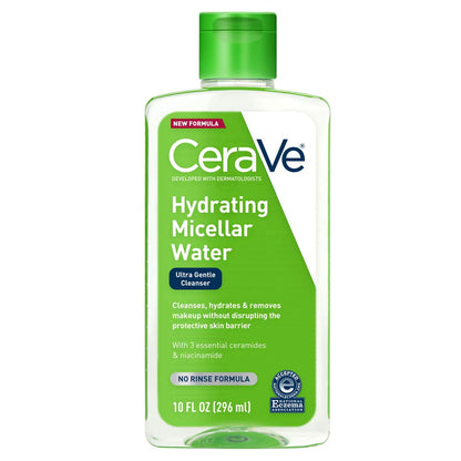 Micellar Water | New &amp; Improved Formula | Hydrating Facial Cleanser &amp; Eye Makeup Remover | Fragrance Free &amp; Non-Irritating | 10 Fl. Oz - Timeless Beauty