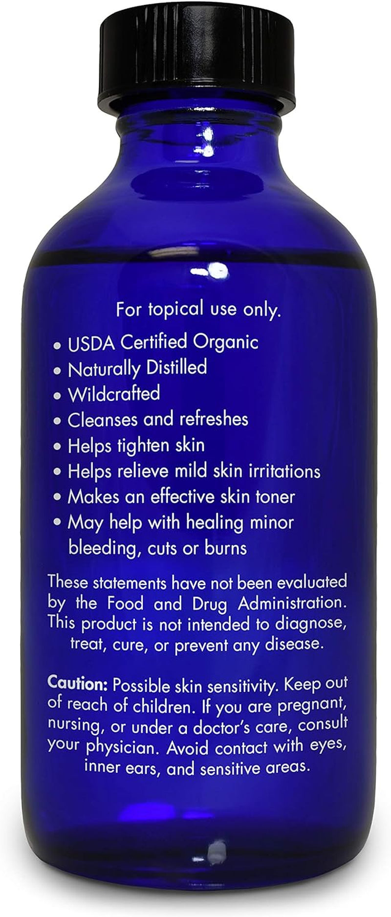 Witch Hazel, Organic – 100% Pure, Witch Hazel, for Face, Acne, Butt, Skin, Scalp, Hair, Body by , 4 OZ - Timeless Beauty