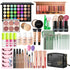 Comprehensive Girls Makeup Kit: 40-Color Eyeshadow Palette, Foundation, Contour Stick, and Additional Essentials