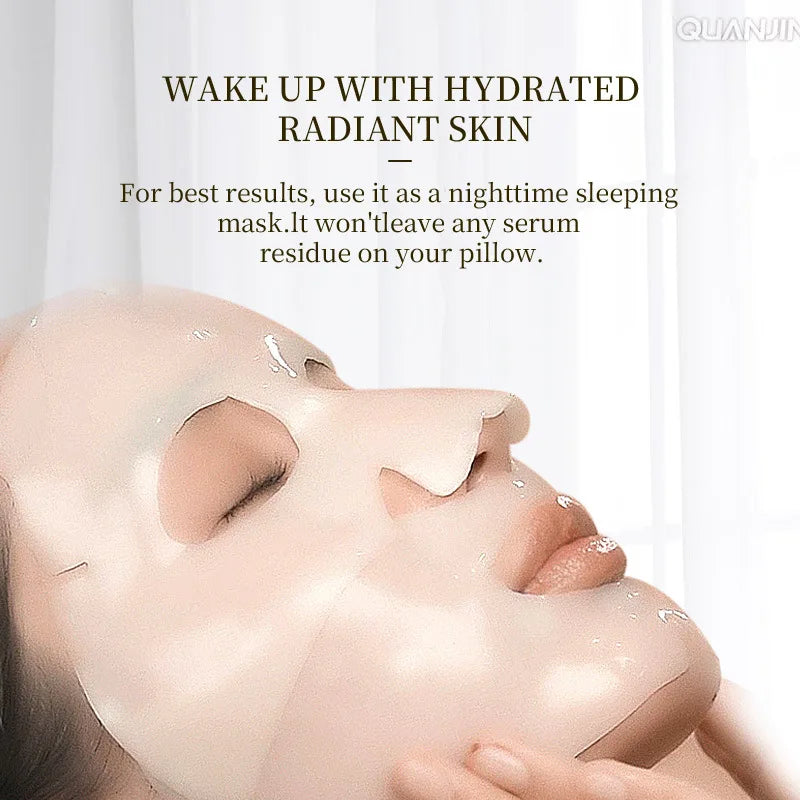 4Pcs/Box Absorbable Bio-Collagen Real Deep Mask Night Moisturizing Mask Firming Nourish Brightening Moisturizing Skin Care - Timeless Beauty