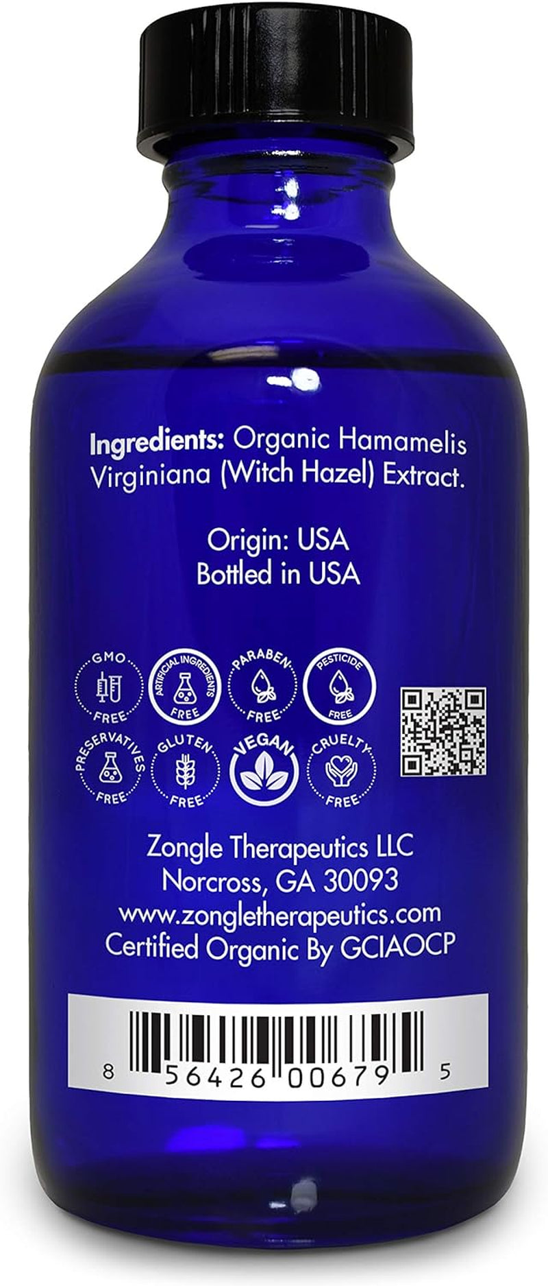 Witch Hazel, Organic – 100% Pure, Witch Hazel, for Face, Acne, Butt, Skin, Scalp, Hair, Body by , 4 OZ - Timeless Beauty