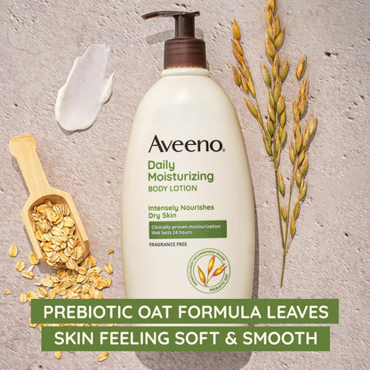 Sheer Hydration Daily Moisturizing Fragrance-Free Lotion with Nourishing Prebiotic Oat, Fast-Absorbing Body Moisturizer for Dry Skin with Lightweight, Breathable Feel, 18 Fl. Oz - Timeless Beauty