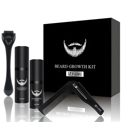 MF-G&amp;NG™ – Beard Growth Kit with Roller &amp; Activating Serum - Timeless Beauty