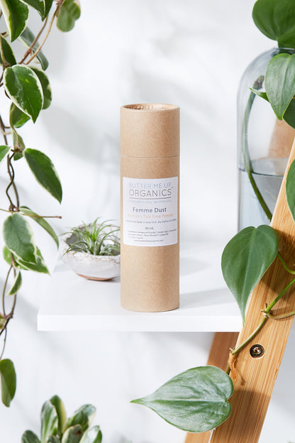Femme Dust / Organic Talc Free Powder / No Chaffing / Freshening - Timeless Beauty