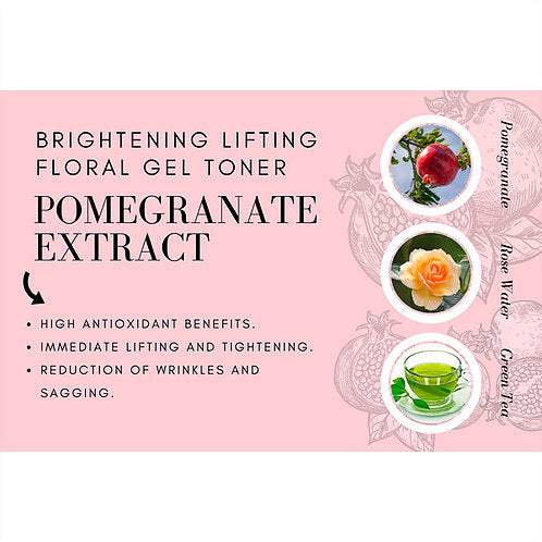 Brightening Lifting Floral Gel Toner - Timeless Beauty