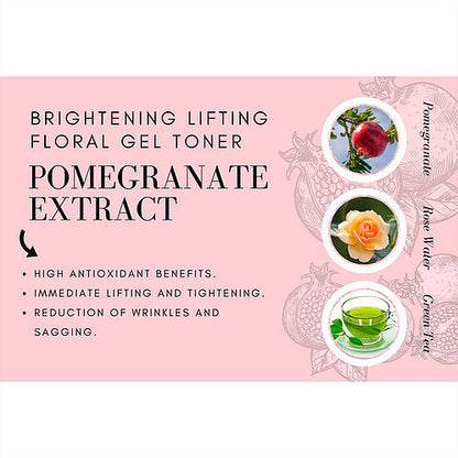Brightening Lifting Floral Gel Toner - Timeless Beauty