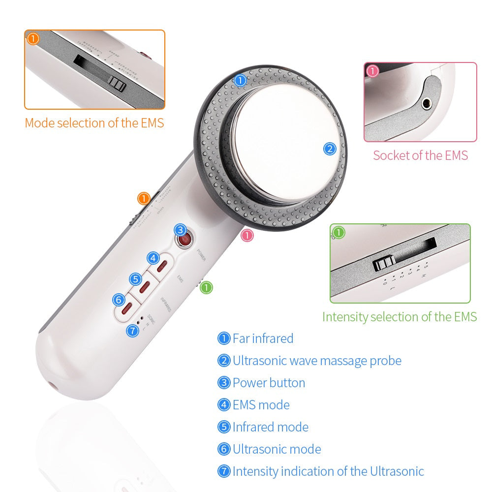 Face Body Lift Ultrasound Body Slimming Massager - Timeless Beauty
