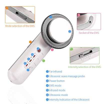Face Body Lift Ultrasound Body Slimming Massager - Timeless Beauty