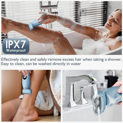 2 in 1 Electric Shaver, 1 Box Rechargeable Electric Cordless Razor for Women&