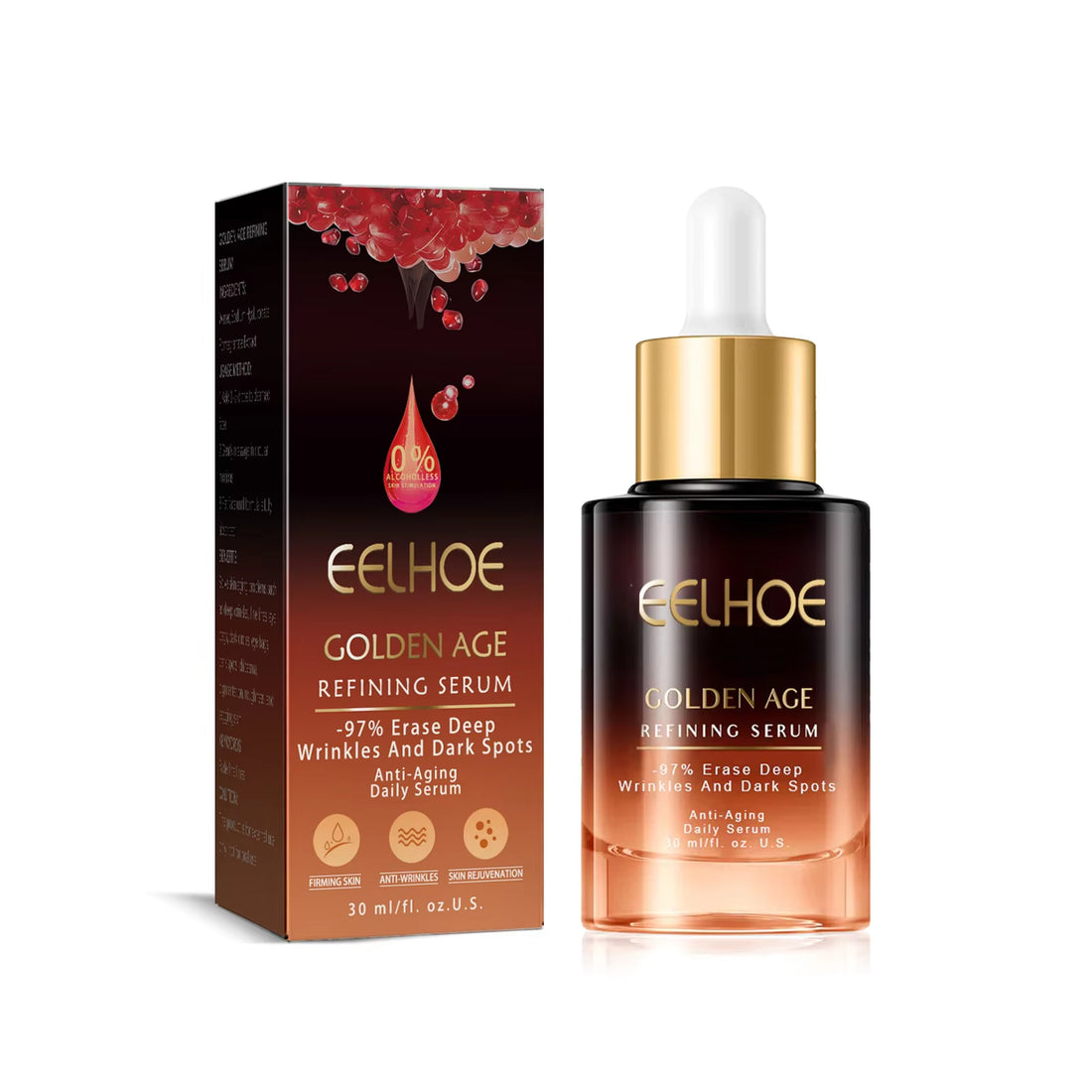 Instant Remove Wrinkle Serum Firming Lifting Anti-Aging Fade Fine Lines Improve Puffiness Moisturizing Brighten Face Skin Care - Timeless Beauty