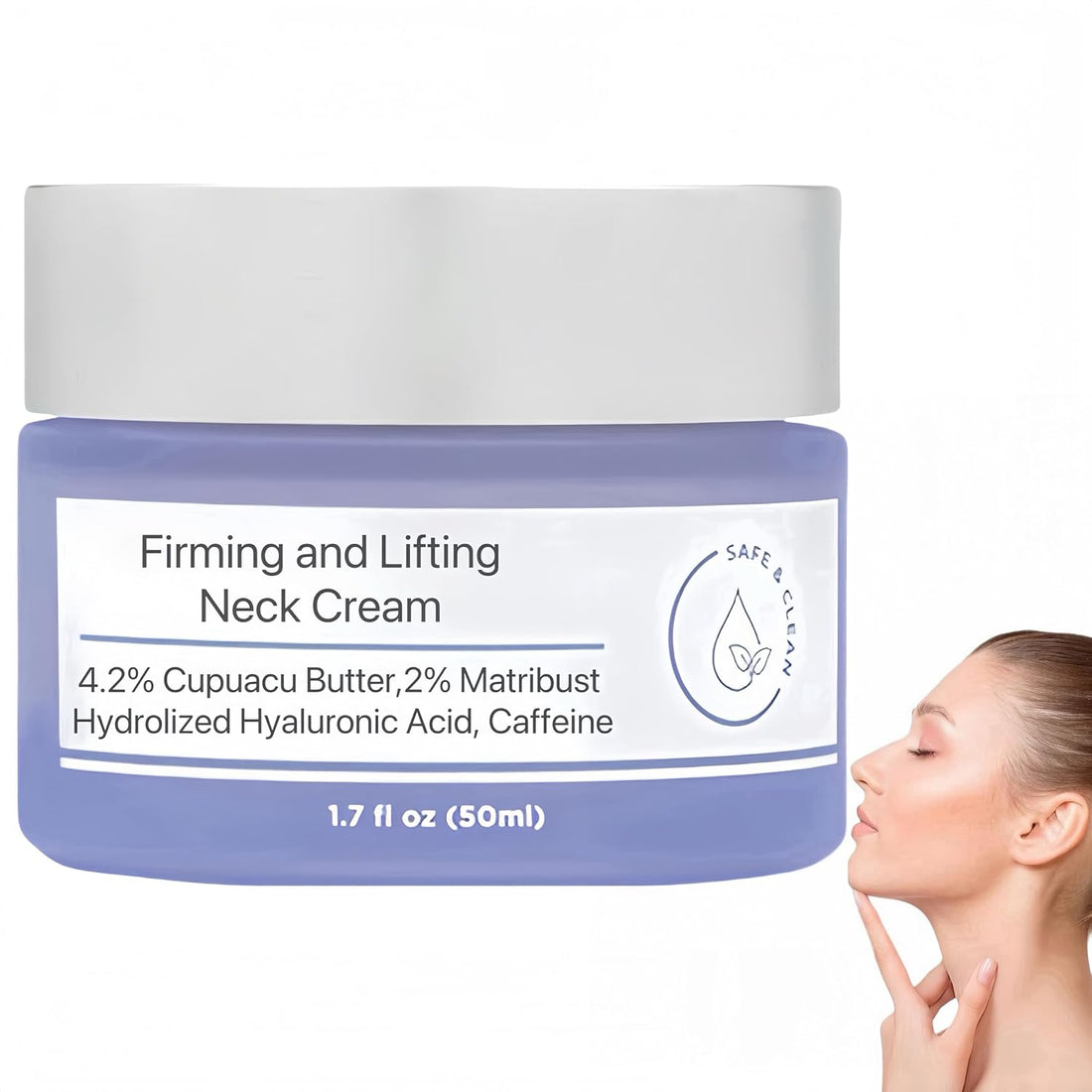 Neck Firming Cream, Tightening Lifting Sagging Wrinkles Anti-Aging Neck Cream, Neck Lift Firming - Timeless Beauty