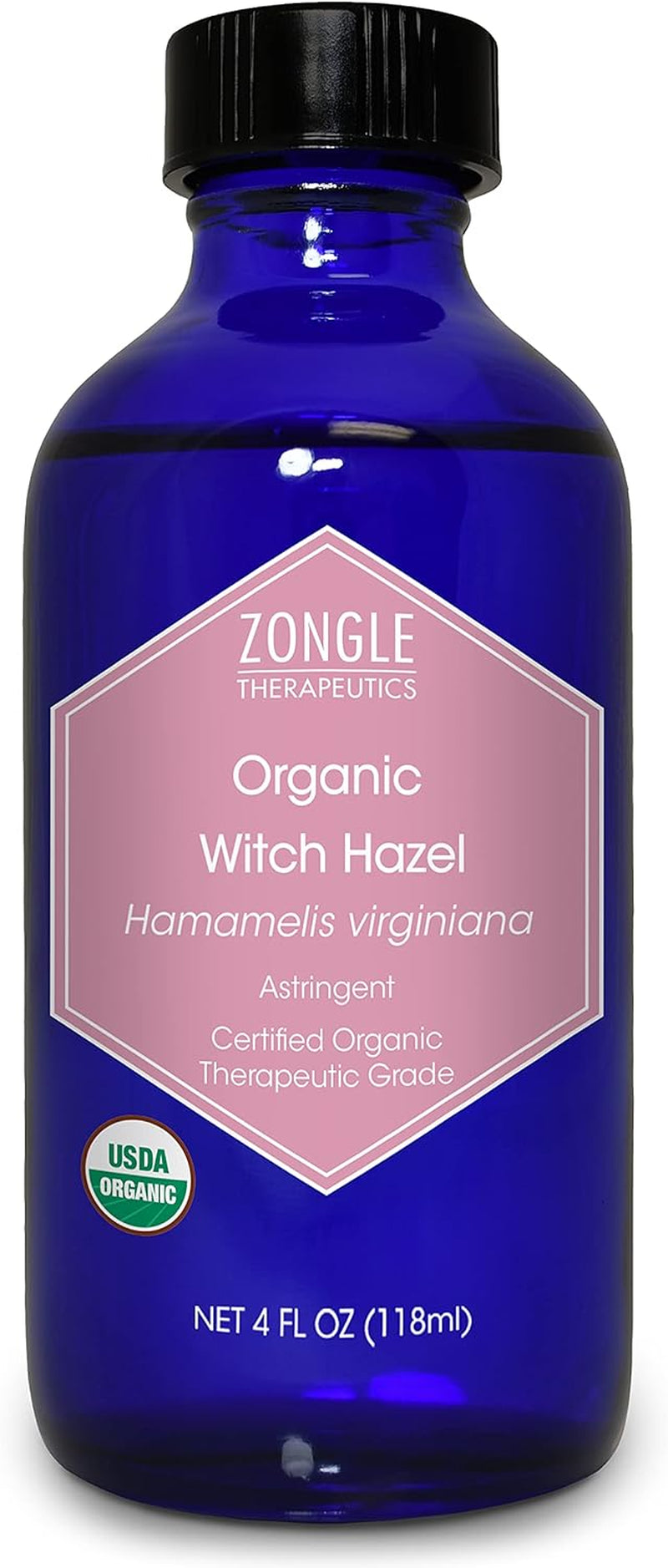Witch Hazel, Organic – 100% Pure, Witch Hazel, for Face, Acne, Butt, Skin, Scalp, Hair, Body by , 4 OZ - Timeless Beauty