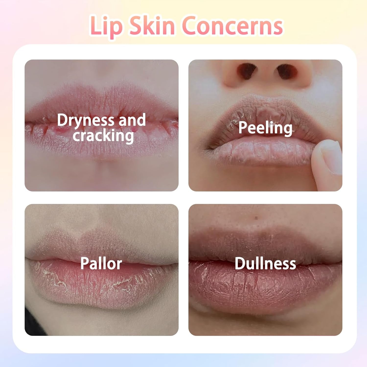 4-Piece Lip Oil Set, Moisturizing Transparent Lip Glow Oil, Fruit-Flavored Hydrating Roll-On Plumping Gloss, Long-Lasting Non-Sticky Shine Makeup Gift Kit