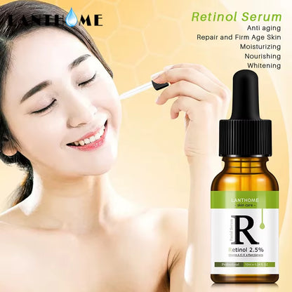 10Ml Retinol Facial Serum anti Wrinkle Fade Dark Spots Moisturizing Whitening Serum Essence Fade Acne Mark Face Skin Care - Timeless Beauty