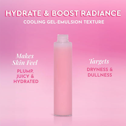 Refillable Pink Juice Hydrating Face Moisturizer for Women &amp; Men - Korean Skin Care Moisturizer with Hyaluronic Acid for Glass Skin - Lightweight Gel Moisturizer for Dry Skin (60Ml) - Timeless Beauty