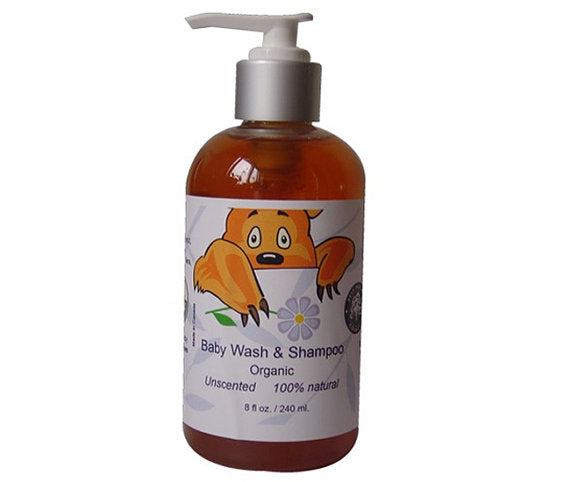 Organic Baby wash and shampoo for sensitive skin, - Timeless Beauty