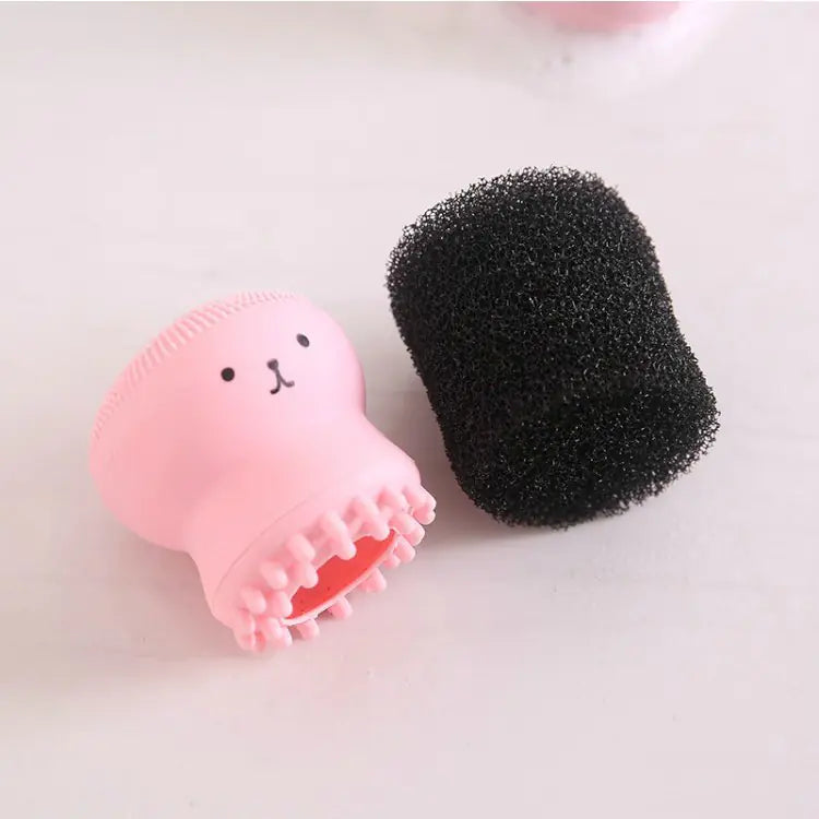 🐙✨ Fun Octopus Silicone Facial Brush - Timeless Beauty