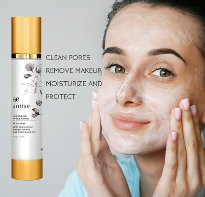 Cleansing Milk for Face and Eyes - Timeless Beauty