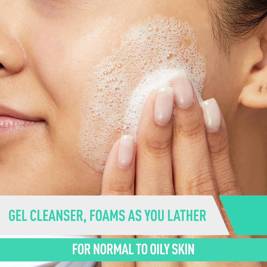 Foaming Facial Cleanser | Daily Face Wash for Oily Skin with Hyaluronic Acid, Ceramides, and Niacinamide| Fragrance Free | 16 Fluid Ounce - Timeless Beauty