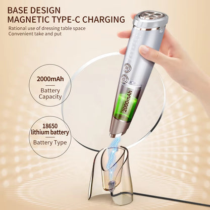 RF Beauty Device Rechargeable High Radio Frequency for Facial Skin Care Beauty Face Lifting Face Massager Face Beauty Device - Timeless Beauty