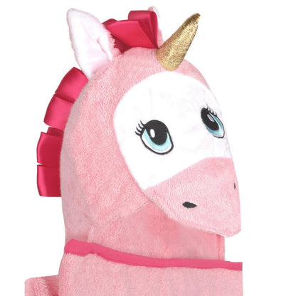 Pink Unicorn Hooded Towel Red Nyx