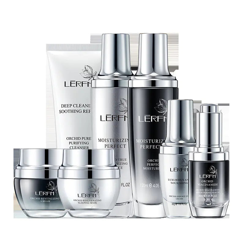 Lannifang Orchid Glow 7-Piece Skincare Kit - Timeless Beauty