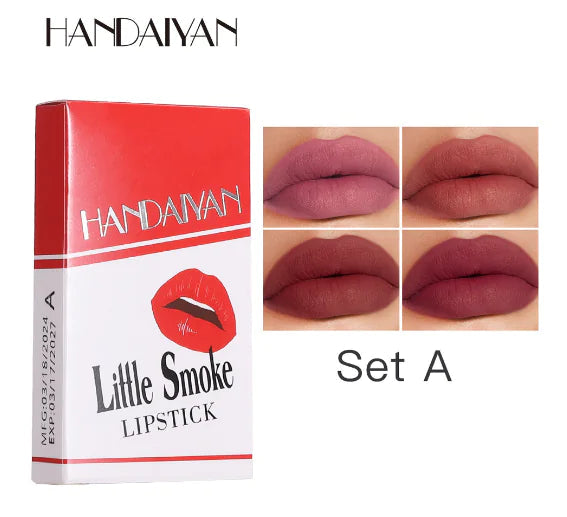 12-Shade Nude Matte Lip Gloss - Timeless Beauty