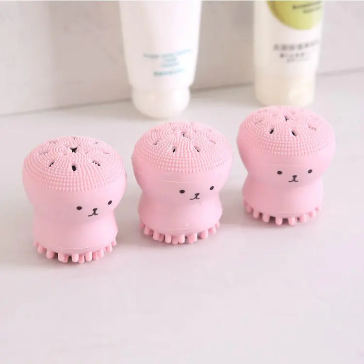🐙✨ Fun Octopus Silicone Facial Brush - Timeless Beauty