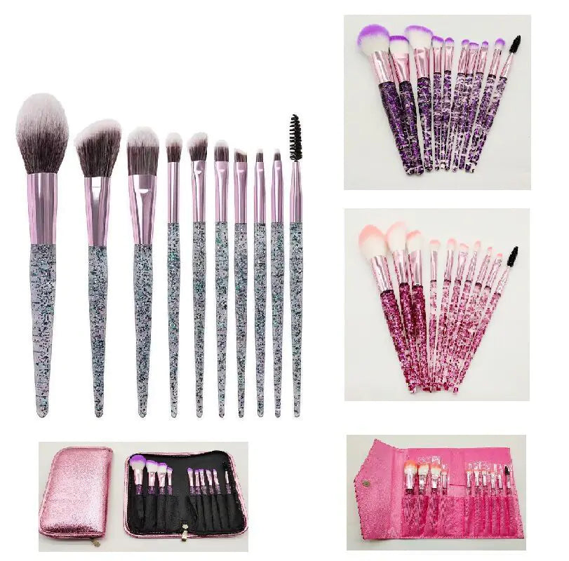 Chic 10-Piece Beauty Brush Kit - Timeless Beauty
