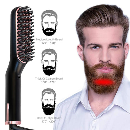 Sleek Style Brush &amp; Beard Comb Kit - Timeless Beauty